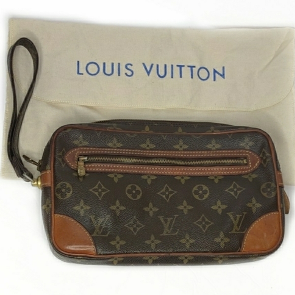 Louis Vuitton Handbags - Louis Vuitton Monogram Marly Dragonne Clutch Wristlet Authentic